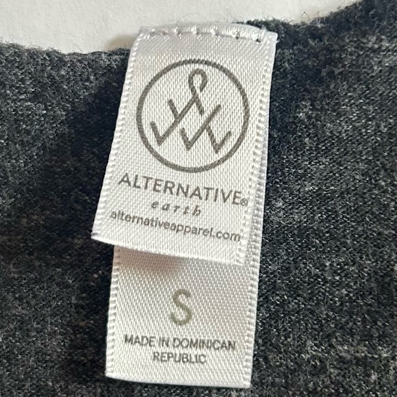 Alternative Apparel Heather Grey Cat Graphic Racerback Tank Top Women’s Size S - Picture 3 of 7